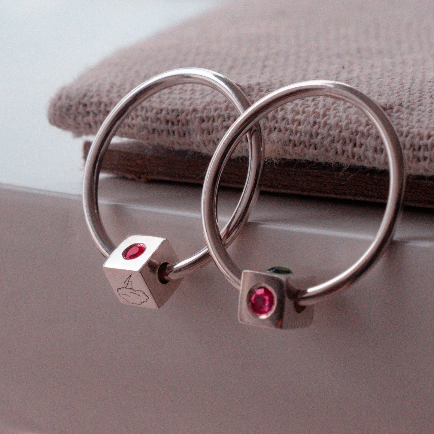 Aretes Con Piedras Naturales